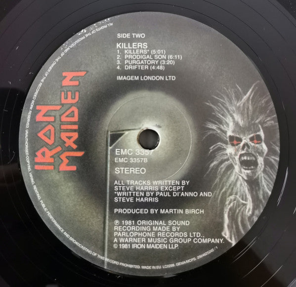 Iron Maiden : Killers (LP,Album,Reissue,Remastered)