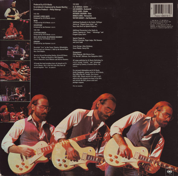 Al Di Meola : Tour De Force - "Live" (LP,Album)