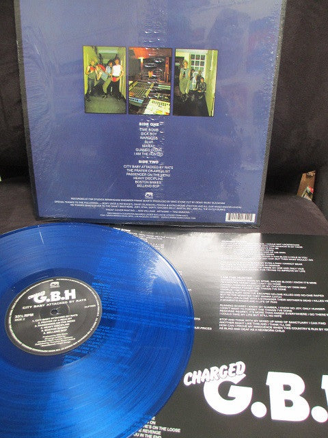 G.B.H. : City Baby Attacked By Rats (LP,Album,Limited Edition,Reissue)