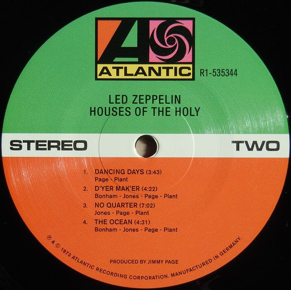 Led Zeppelin : Houses Of The Holy (LP,Album,Reissue,Remastered,Stereo)