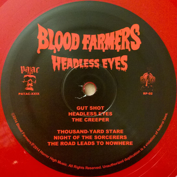 Blood Farmers : Headless Eyes (LP,Album,Limited Edition,Stereo)