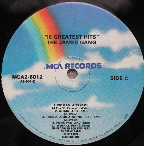 James Gang : 16 Greatest Hits (LP,Compilation,Reissue)