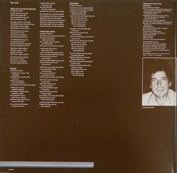 Leonard Cohen : Death Of A Ladies' Man (LP,Album)