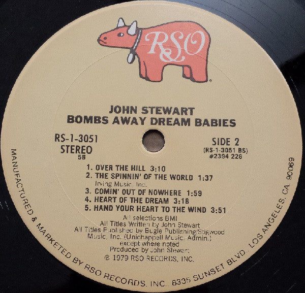 John Stewart (2) : Bombs Away Dream Babies (LP,Album)