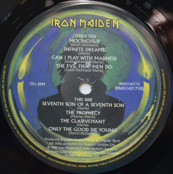 Iron Maiden : Seventh Son Of A Seventh Son (LP,Album,Reissue)