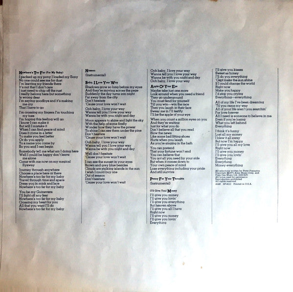 Peter Frampton : Frampton (LP,Album)