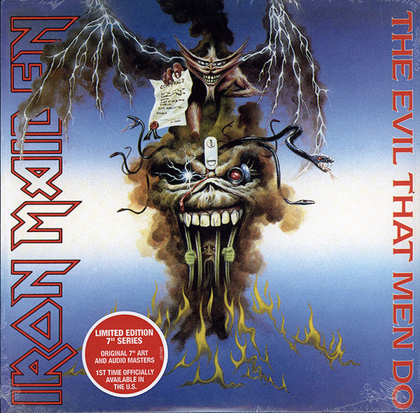 Iron Maiden : The Evil That Men Do (7",45 RPM,Single,Limited Edition,Reissue)