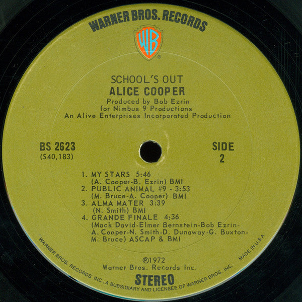 Alice Cooper : School's Out (LP,Album)