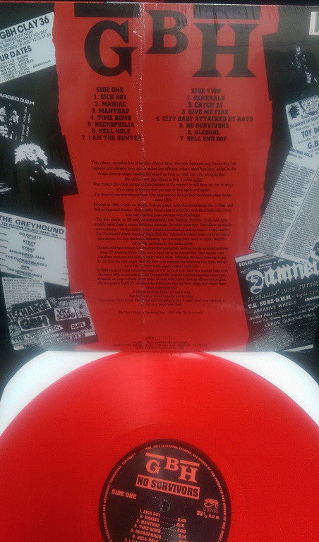 G.B.H. : No Survivors (LP,Album,Reissue)