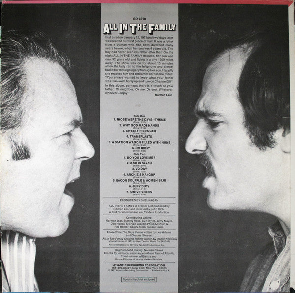 "All In The Family" Cast : All In The Family (LP,Album)