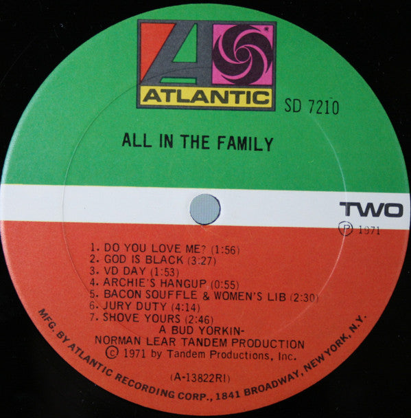 "All In The Family" Cast : All In The Family (LP,Album)