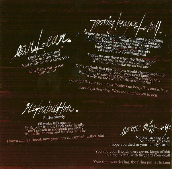 Years Spent Cold : Moving Heaven To Hell (Album)