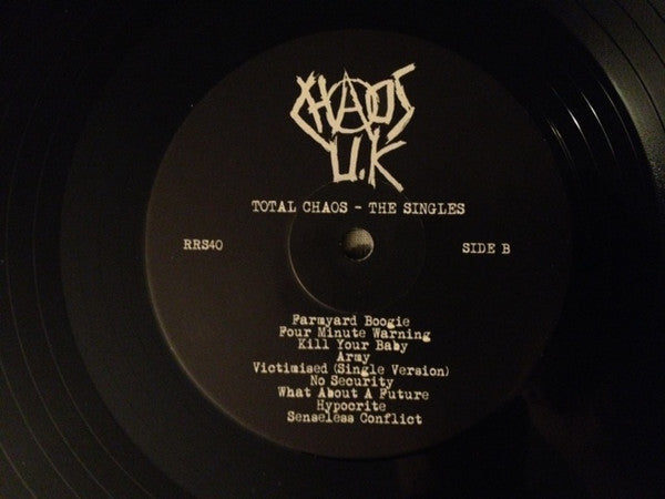 Chaos UK : Total Chaos -The Singles (LP,Compilation,Reissue)