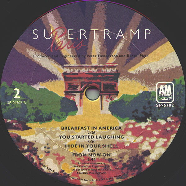 Supertramp : Paris (LP,Album)