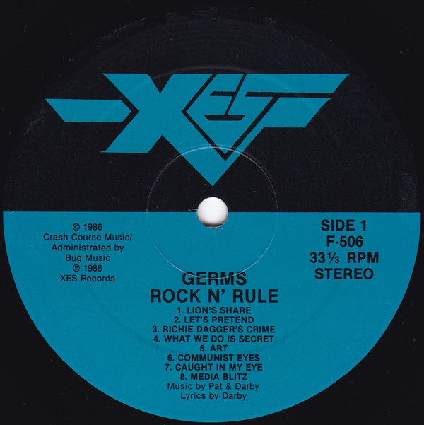 Germs : Rock N' Rule (LP)