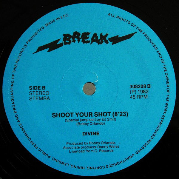 Divine : Shoot Your Shot (12",45 RPM,Stereo)