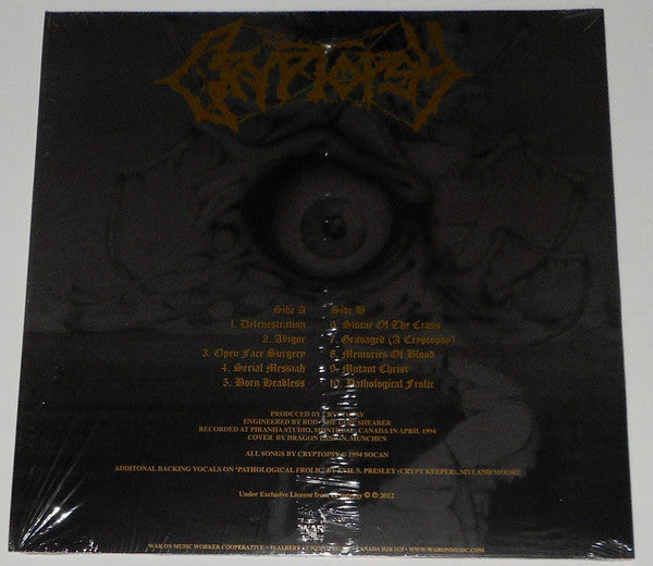 Cryptopsy : Blasphemy Made Flesh (LP,Album,Reissue)