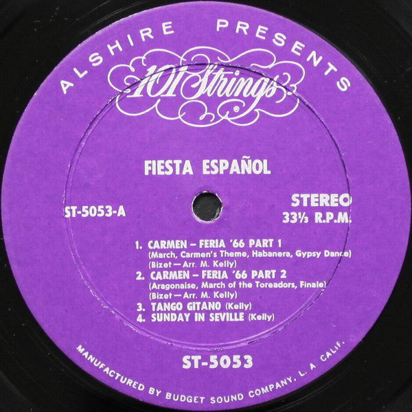 101 Strings : Fiesta Español (LP,Album,Stereo)