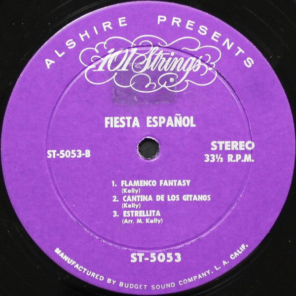 101 Strings : Fiesta Español (LP,Album,Stereo)