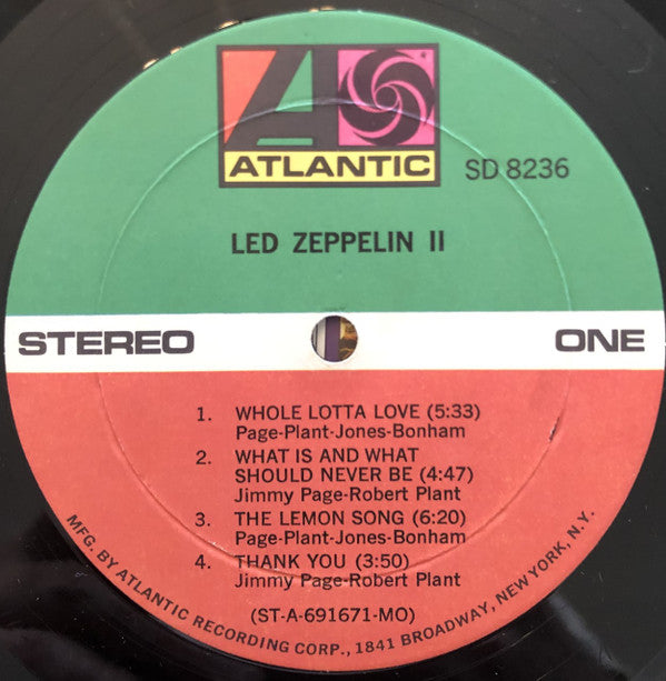 Led Zeppelin : Led Zeppelin II (LP,Album,Repress,Stereo)