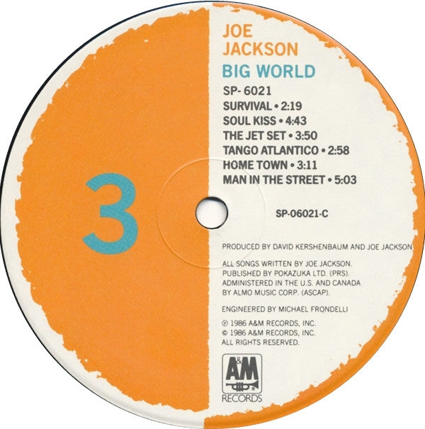 Joe Jackson : Big World (LP)