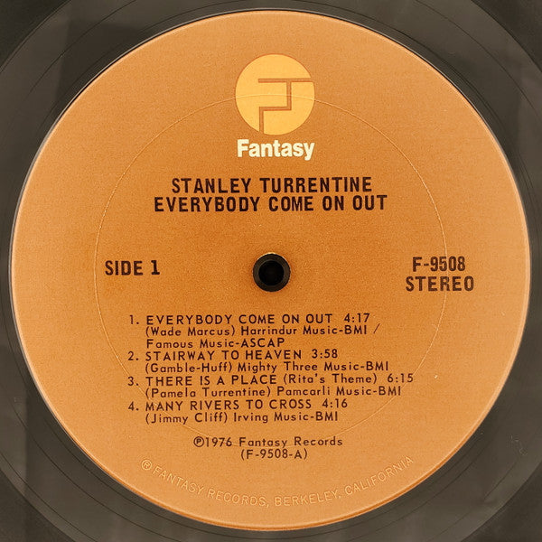Stanley Turrentine : Everybody Come On Out (LP,Album,Stereo)