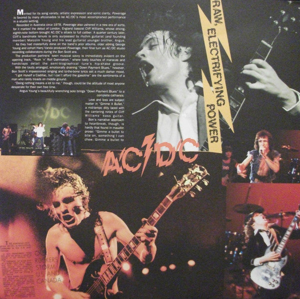 AC/DC : Powerage (LP,Album,Reissue,Remastered)