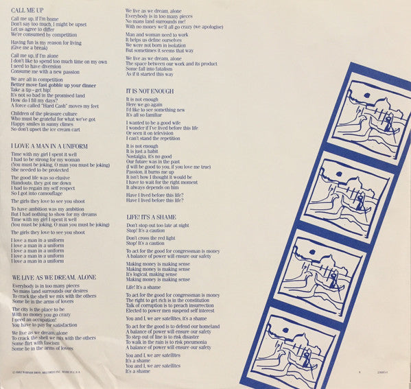 Gang Of Four : Songs Of The Free (LP,Album)