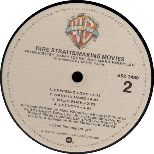 Dire Straits : Making Movies (LP,Album)