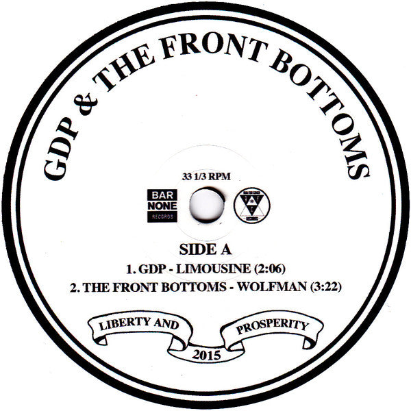 GDP & Front Bottoms, The : Liberty And Prosperity (7",33 ⅓ RPM,Single)