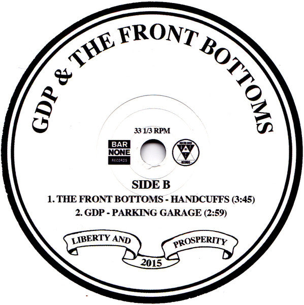 GDP & Front Bottoms, The : Liberty And Prosperity (7",33 ⅓ RPM,Single)