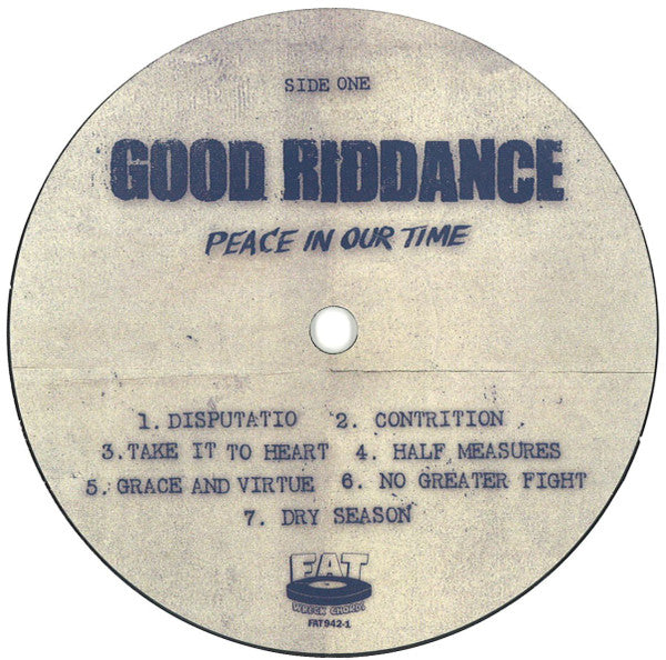 Good Riddance : Peace In Our Time (12",45 RPM,Album)
