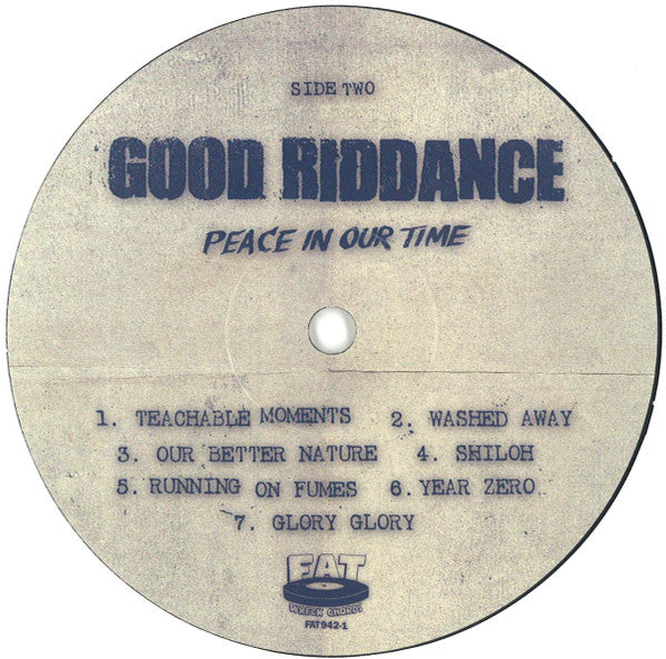 Good Riddance : Peace In Our Time (12",45 RPM,Album)