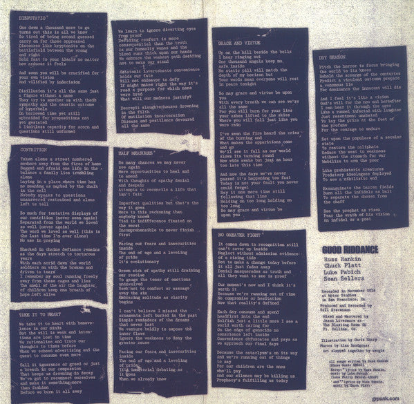 Good Riddance : Peace In Our Time (12",45 RPM,Album)