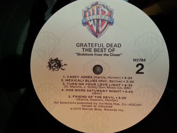 Grateful Dead, The : The Best Of The Grateful Dead: Skeletons From The Closet (LP,Compilation,Repress)