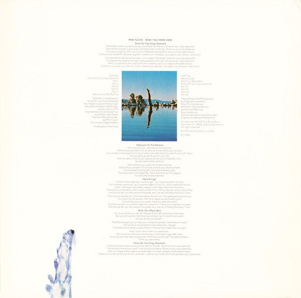 Pink Floyd : Wish You Were Here (LP,Album)