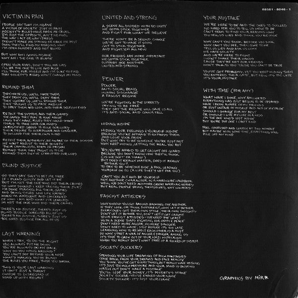 Agnostic Front : Victim In Pain (LP,Album,Reissue)