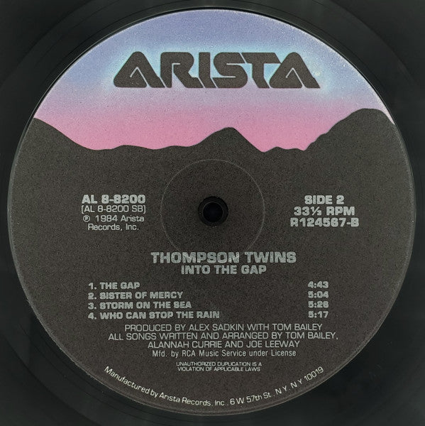 Thompson Twins : Into The Gap (LP,Album,Club Edition)