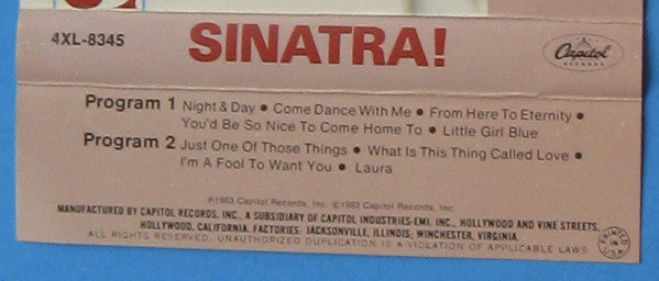 Frank Sinatra : Sinatra! (Compilation,Reissue)