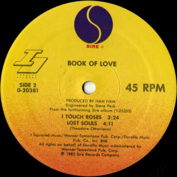Book Of Love : I Touch Roses (12",Maxi-Single,45 RPM)