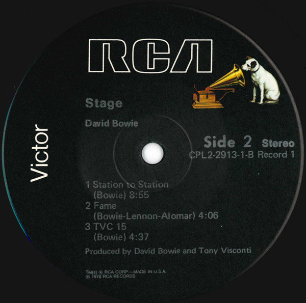 David Bowie : Stage (LP,Album,Stereo)