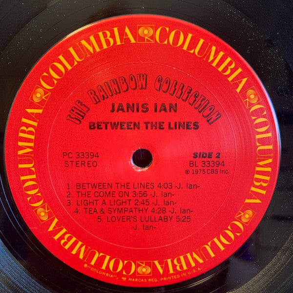 Janis Ian : Between The Lines (LP,Album)