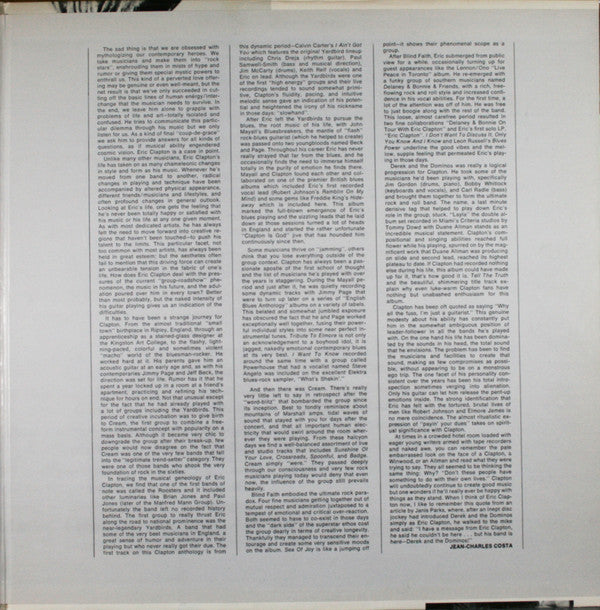 Eric Clapton : History Of Eric Clapton (LP,Compilation)