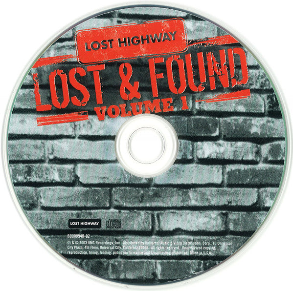 Various : Lost & Found Volume 1 (HDCD,Compilation)