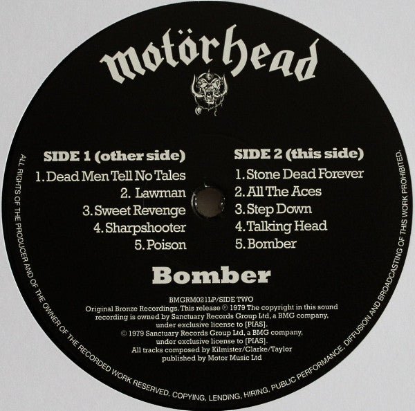 Motörhead : Bomber (LP,Album,Reissue)