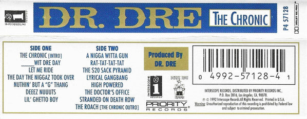 Dr. Dre : The Chronic (Album)