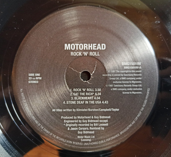 Motörhead : Rock 'N' Roll (LP,Album,Reissue)