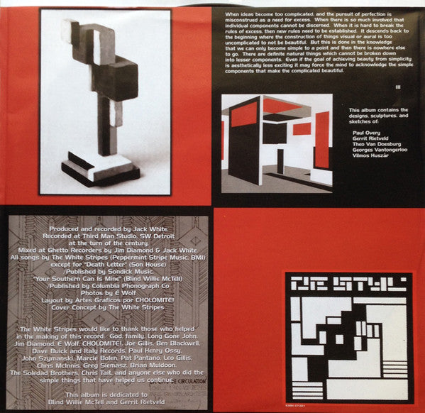 White Stripes, The : De Stijl (LP,Album,Reissue)