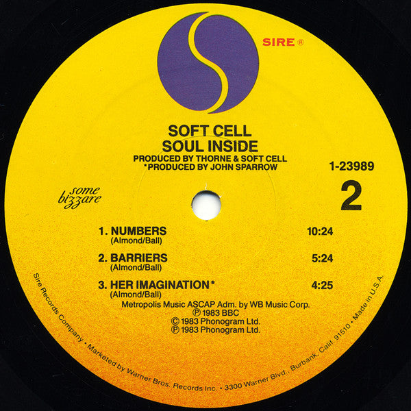 Soft Cell : Soul Inside (12",Mini-Album)