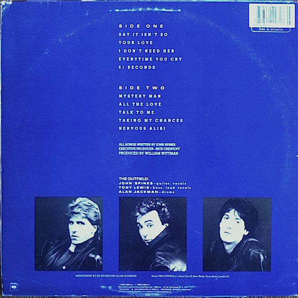 Outfield, The : Play Deep (LP,Album,Stereo)